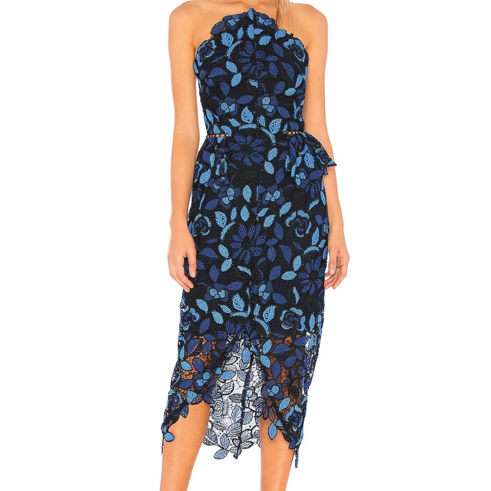 Times Dress in Blue Multi